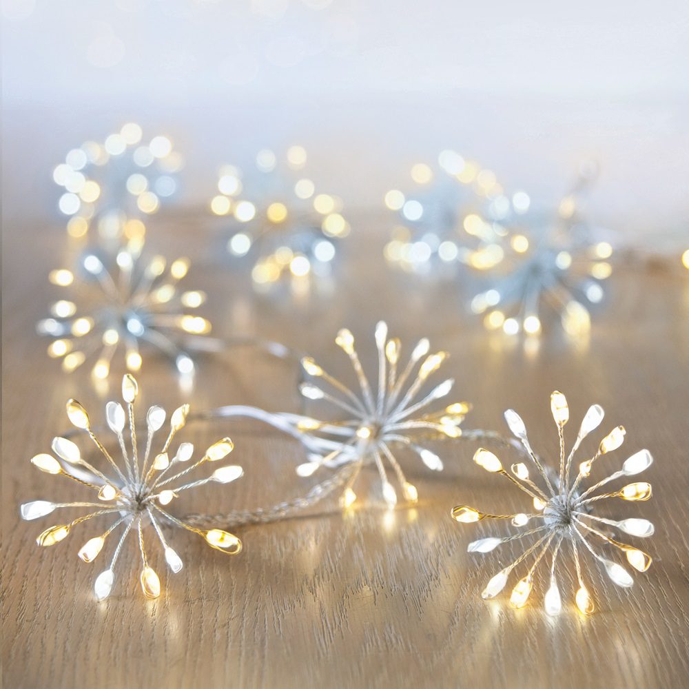 Starburst 600 LED Mixed White Christmas String Lights 9.6m 5052998057882